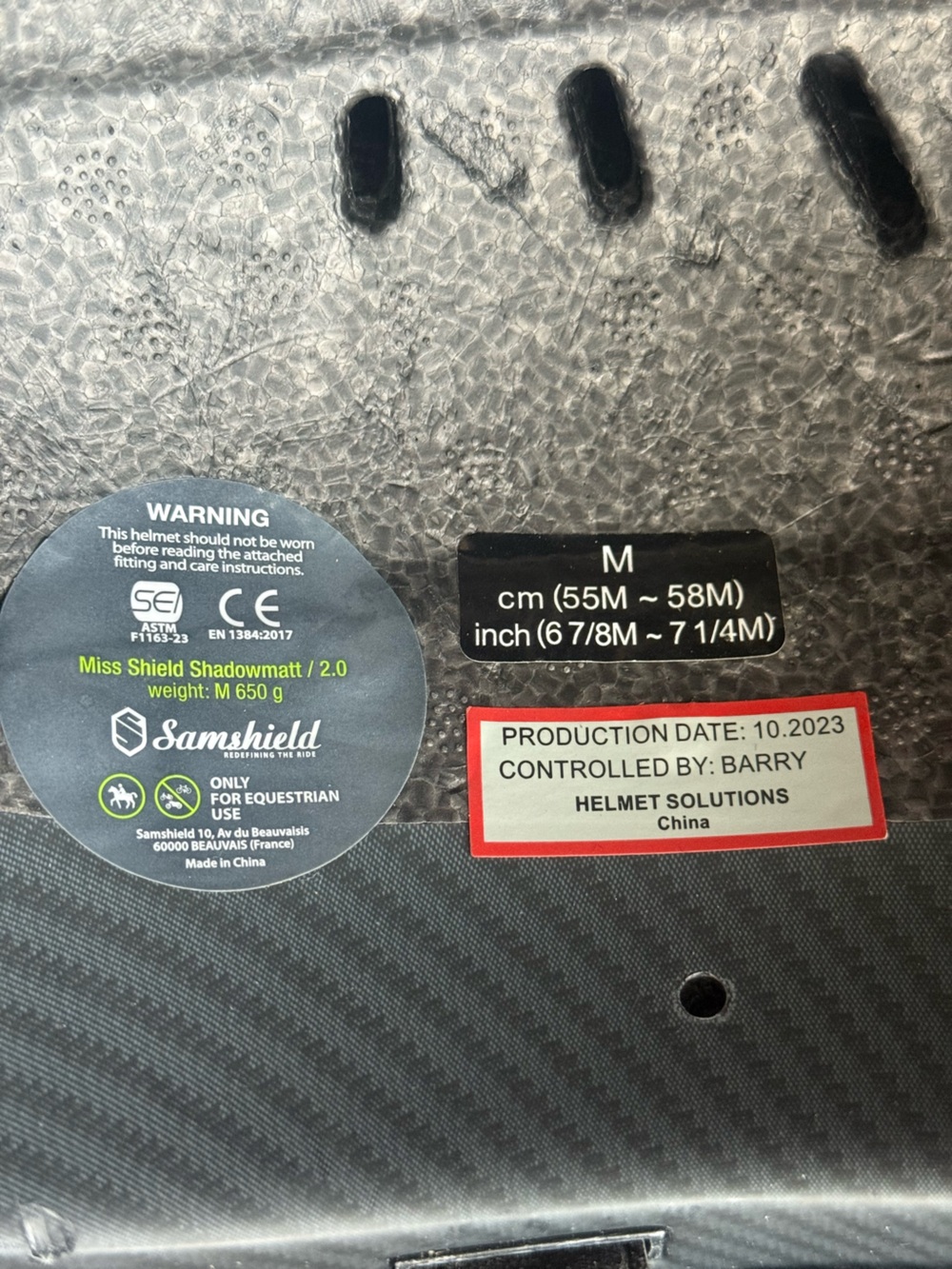 Samshield ShadowMatte Helmet - Picture 6 of 6